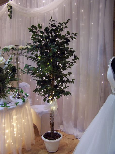 artificial lighted trees for weddings